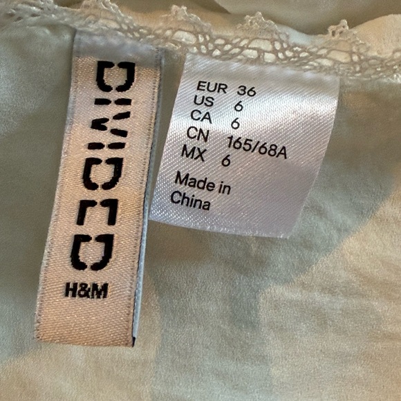 H&M White Lace-Back Romper - Picture 7 of 8